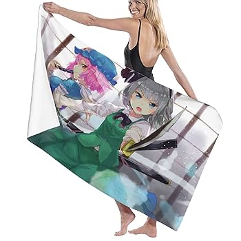 東方project ヤマザナドウ　マイクロファイバータオル　③CT56 東方Project マイクロファイバーフェイスタオル 秦こころ 春祭り